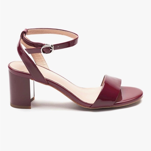 Naturalizer Wine Patent Block Heels - Picture 3 of 5